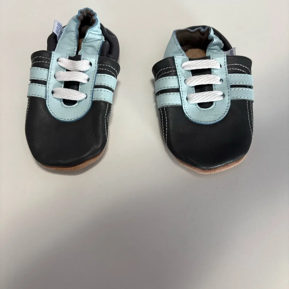 Petit Marin soft bottom sneakers toddler early walker 12-18m striped